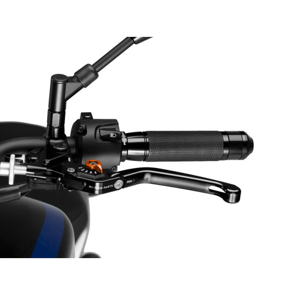 Puig Folding V3 Clutch (Black Lever With Blue Selector) Orange